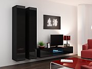Cama Full cabinet VIGO '180' 180/40/30 black/black gloss