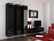 Cama Full cabinet VIGO '180' 180/40/30 black/black gloss
