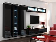 Cama Full cabinet VIGO '180' 180/40/30 black/black gloss