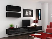 Cama Cabinet VIGO  90  full 90/35/32 black/black gloss