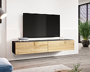 Cama TV Stand VIGO '180' 30/180/40 black/wotan oak