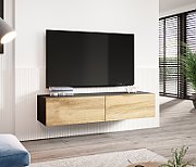 Cama TV stand VIGO 140 30/140/40 black/wotan oak