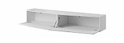 Cama TV stand VIGO SLANT 180cm (2x90) white/white gloss