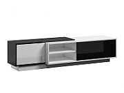 Cama TV cabinet SIGMA1 180 white/black gloss