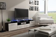 Cama TV stand EVORA 200 wenge/white gloss