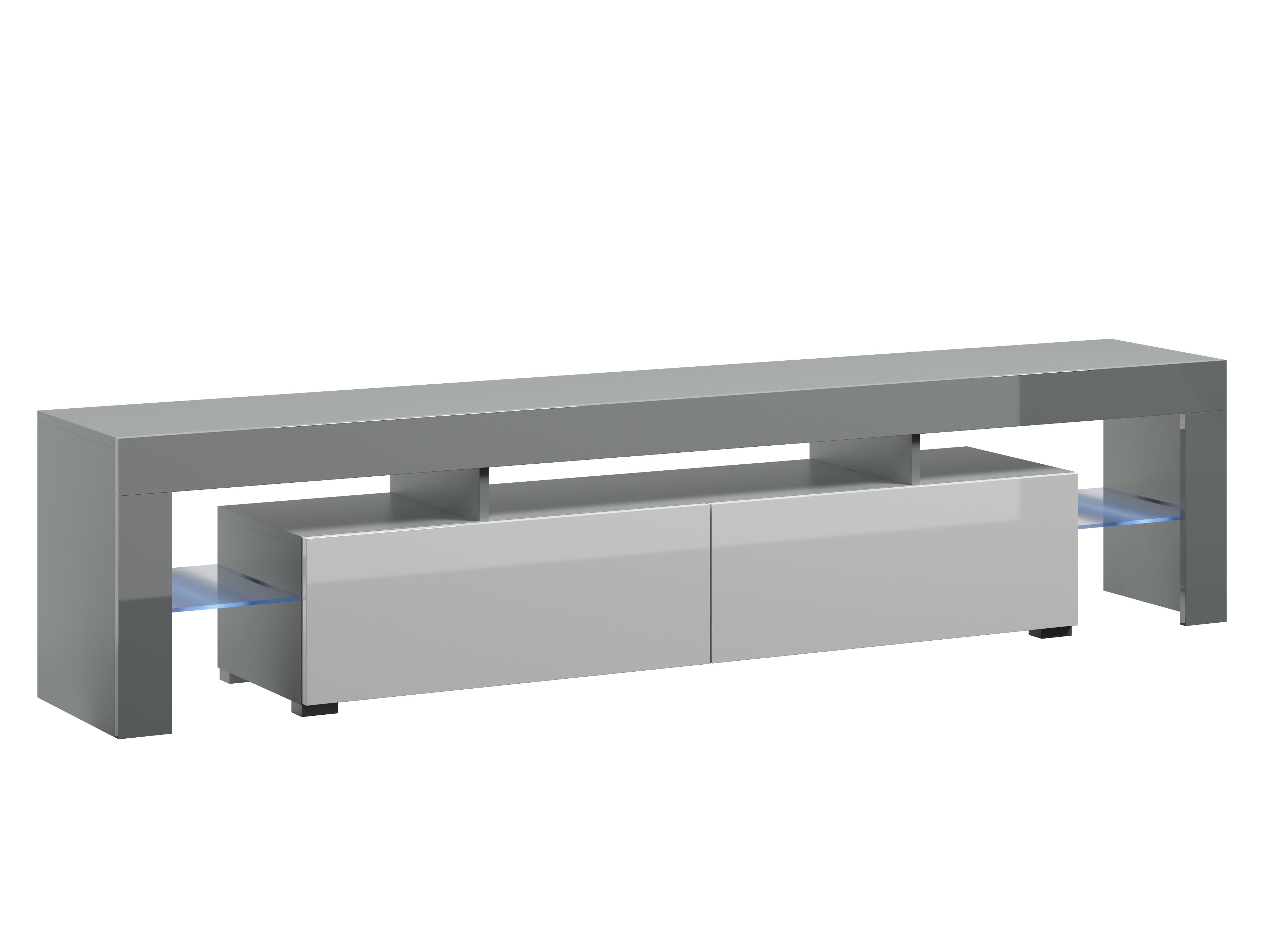 Cama TV stand TORO 200 grey/white gloss