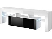 Cama TV stand TORO 200 black/white gloss