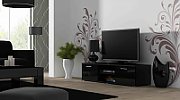 Cama TV stand SOHO 140 black/black gloss
