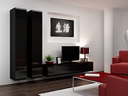 Cama TV Stand VIGO '180' 30/180/40 black/black gloss