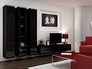 Cama TV Stand VIGO '180' 30/180/40 black/black gloss