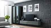 Cama TV Stand VIGO '180' 30/180/40 grey/grey gloss