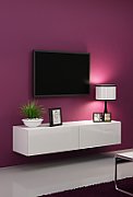 Cama TV stand VIGO 140 30/140/40 white/white gloss