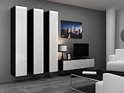 Cama TV stand VIGO 140 30/140/40 black/white gloss