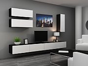 Cama TV stand VIGO 140 30/140/40 black/white gloss