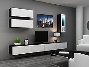 Cama TV stand VIGO 140 30/140/40 black/white gloss