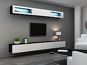 Cama TV stand VIGO 140 30/140/40 black/white gloss