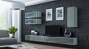 Cama TV stand VIGO 140 30/140/40 white/grey gloss