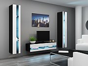Cama TV stand VIGO NEW 30/140/40 black/white gloss