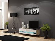 Cama TV stand VIGO NEW 30/140/40 sonoma/white gloss
