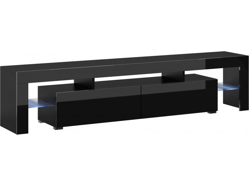 Cama TV stand VIGO GLASS 30/180/40 white/black gloss