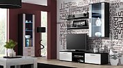Cama TV stand SOHO 180 black/white gloss