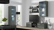 Cama TV stand SOHO 180 grey/grey gloss