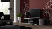 Cama TV stand SOHO 140 white/black gloss
