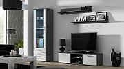 Cama TV stand SOHO 140 grey/white gloss