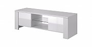 Cama TV stand WEST 42/130/42 white/white gloss