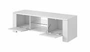 Cama TV stand WEST 42/130/42 white/white gloss