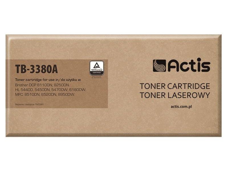 Actis TB-3380A toner for Brother printer Brother TN-3380 replacement Standard 8000 pages black