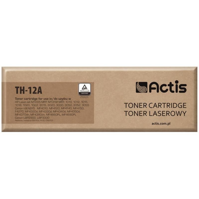 Actis TH-12A toner for HP printer HP 12A Q2612A, Canon FX-10, Canon CRG-703 replacement Standard, 2000 pages black