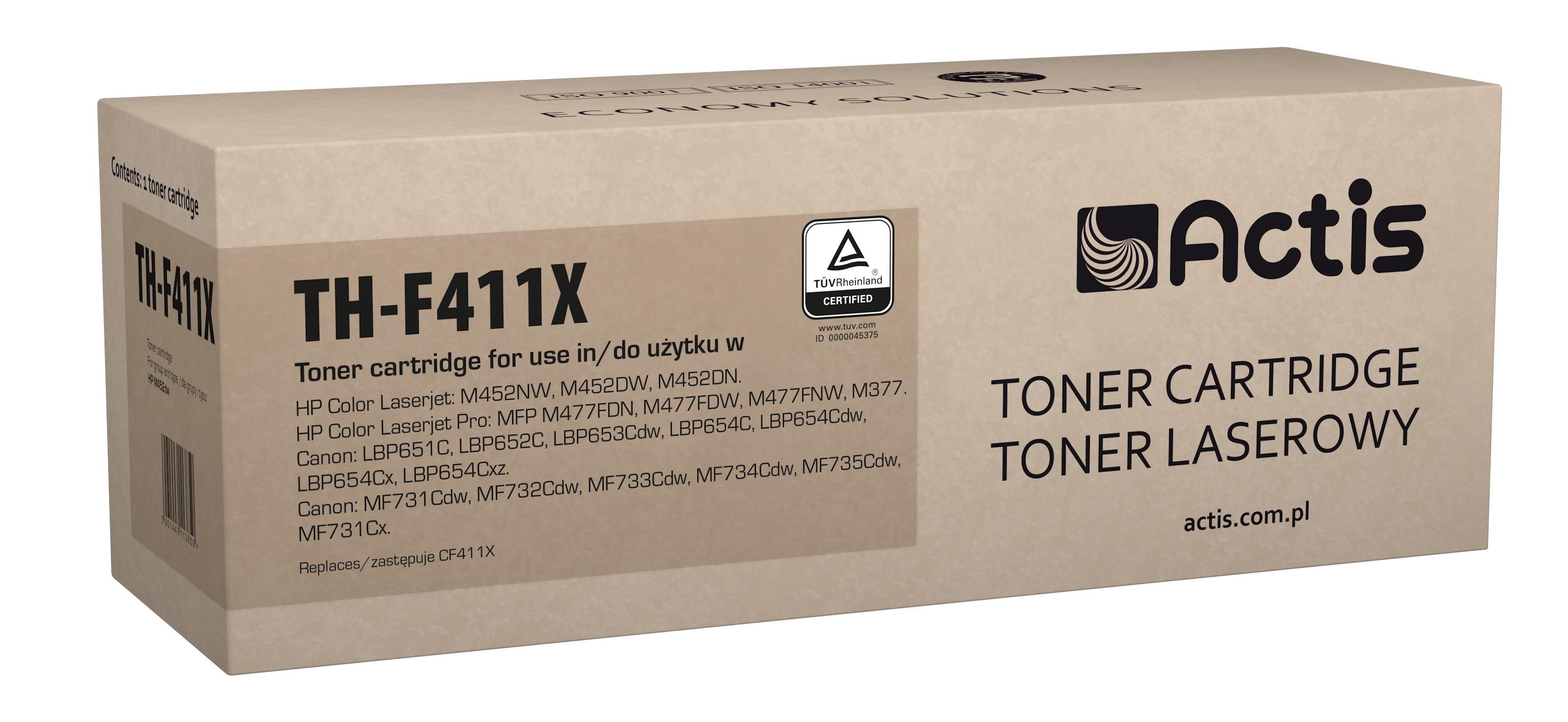 Actis TH-F411X toner for HP printer HP 410X CF411X replacement Standard 5000 pages cyan