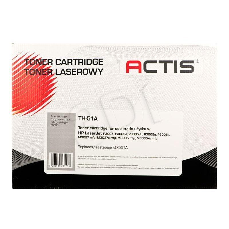 Actis TH-51A toner for HP printer HP 51A Q7551A replacement Standard 6500 pages black