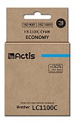 Cartus cerneala Actis KB-1100C ,Albastru ,19 ml (compatibil cu Brother KB-1100C) 