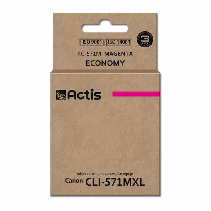 Cartus cerneala Actis KC-571M ,Magenta ,12 ml (compatibil cu Canon KC-571M) 