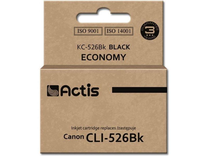 Cartus cerneala Actis KC-526BK ,Negru ,10 ml (compatibil cu Canon CLI-526B) 