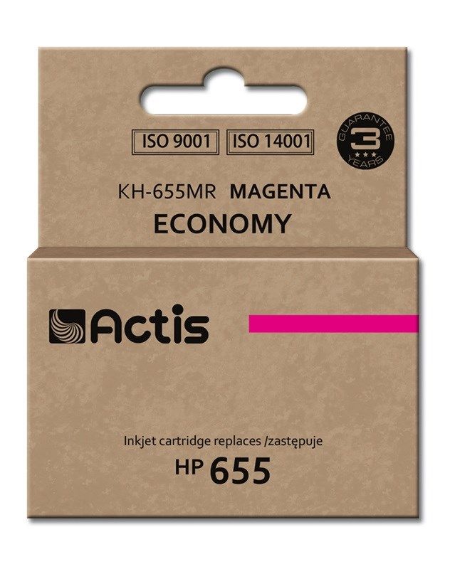 Cartus cerneala Actis KH-655MR ,Magenta ,12 ml (compatibil cu HP KH-655MR) 