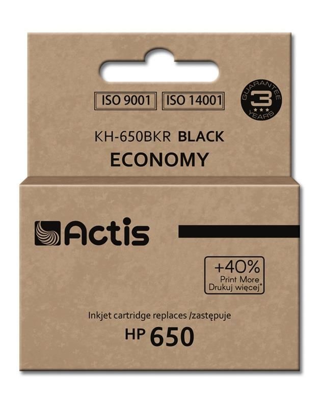 Cartus cerneala Actis KH-650BKR ,Negru ,15 ml (compatibil cu HP KH-650BKR) 