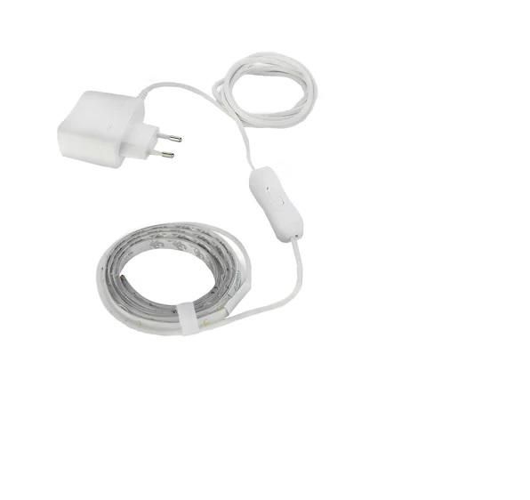 Banda LED RGB inteligenta Philips Hue Gradient Lightstrip, Bluetooth, 20W, 1600 lm, lumina alba si colorata, IP20, Silicon, 200 cm