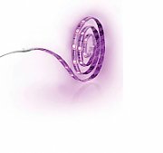 Banda LED RGB inteligenta Philips Hue Gradient Lightstrip, Bluetooth, 20W, 1600 lm, lumina alba si colorata, IP20, Silicon, 200 cm