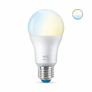 Pachet 2 becuri LED inteligente Philips Hue, Bluetooth, Zigbee, A60, E27, 9.5W (75W), 1055, lumina alba calda (2700K)