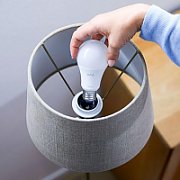 Pachet 2 becuri LED inteligente Philips Hue, Bluetooth, Zigbee, A60, E27, 9.5W (75W), 1055, lumina alba calda (2700K)