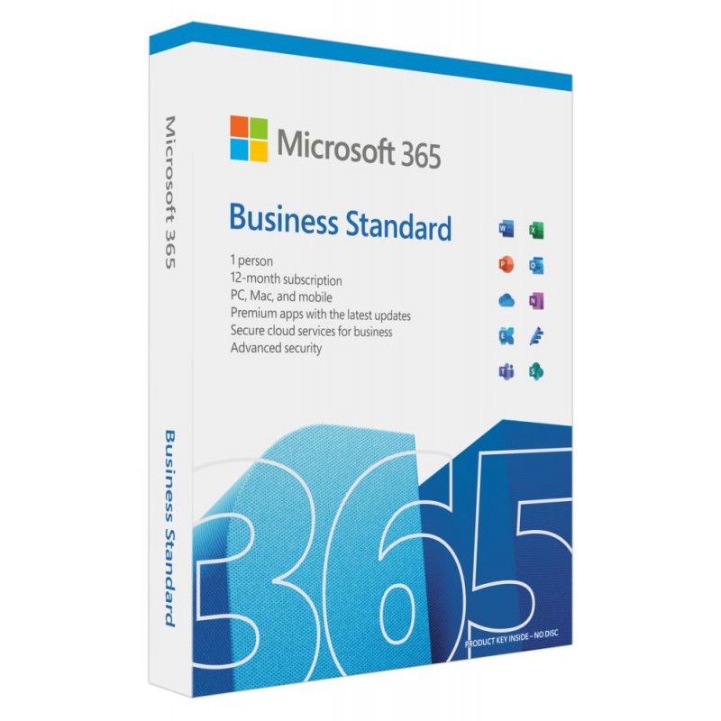 Licenta Cloud Retail Microsoft 365 Business Standard English Subscriptie 1an Medialess P8