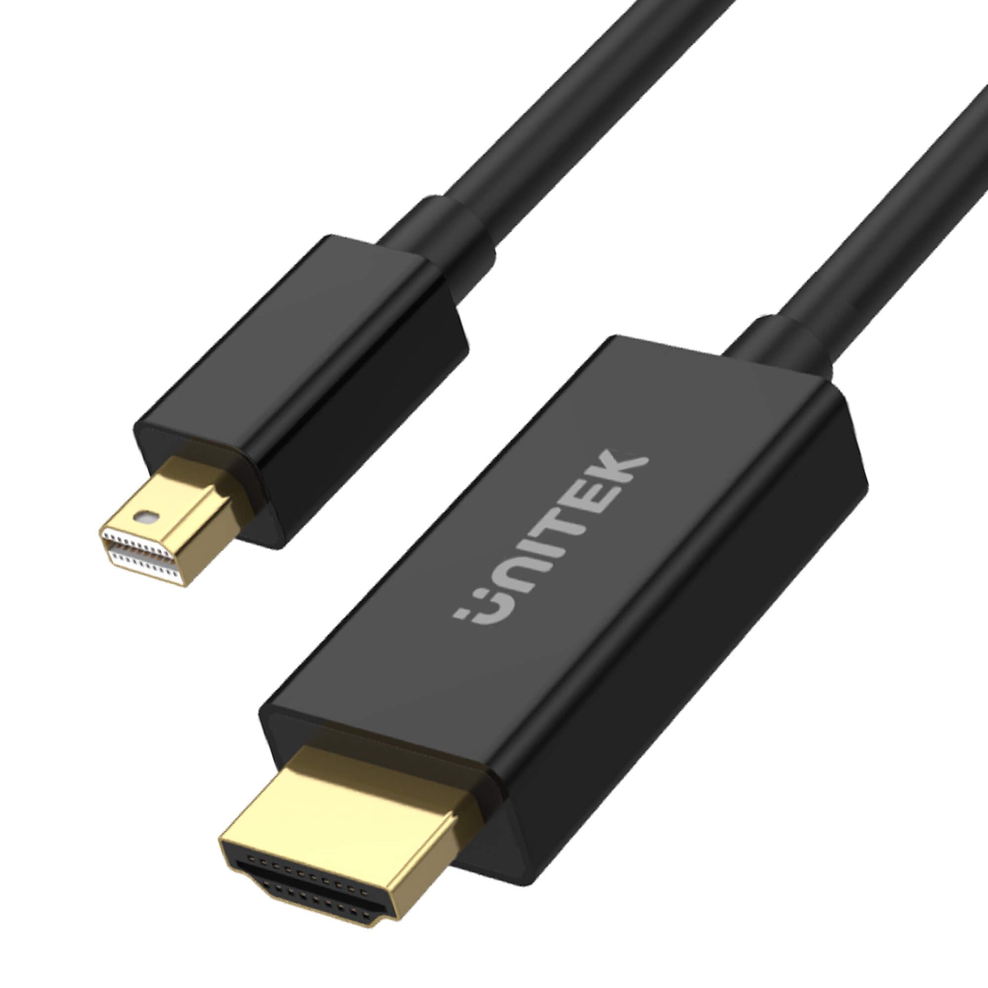 UNITEK ADAPTER MINIDP - HDMI, 4K@30HZ, CABLE 2M