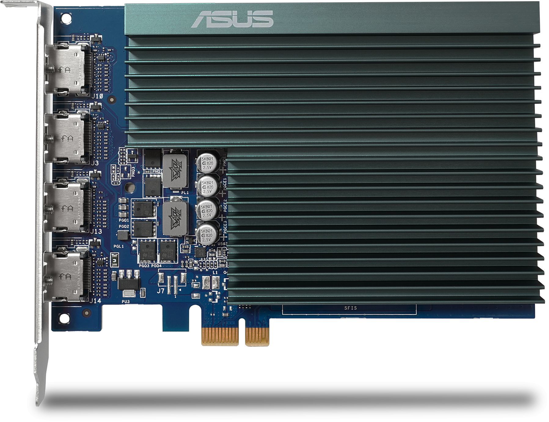 Asus ASUS GT730-4H-SL-2GD5 NVIDIA GeForce GT 730 Graphics Card PCIe 2.0 2GB GDDR5 Memory 4xHDMI