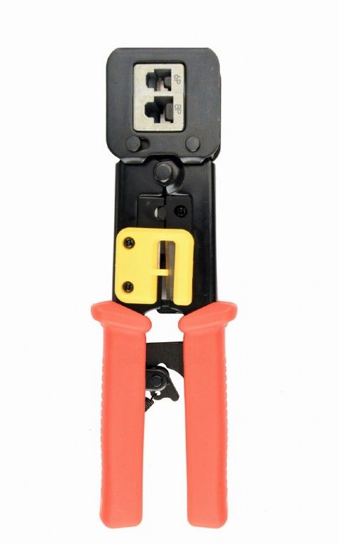 Gembird T-WC-05 cable crimper Combination tool Black, Red, Yellow