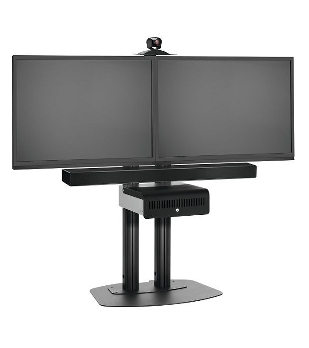Stand TV fix Vogel's pentru podea SidebySide (Negru sau Gri)