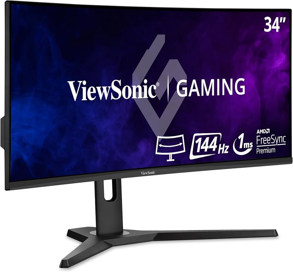 Monitor 34 inch ViewSonic VX3418-2KPC 3440 x 1440, 144 Hz