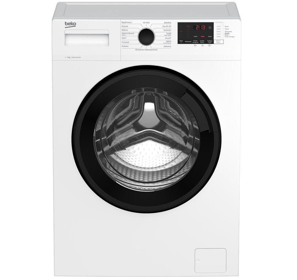Beko WUE7612XBWPT washing machine Front-load 7 kg 1200 RPM White